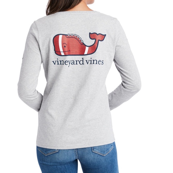 Vineyard Vines Tops - Vineyard Vines Football Whale Top